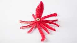 Crocheted Squid