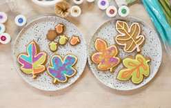 Iced Fall Cookies: 11/16/17