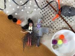 Halloween Clothespin Dolls: 9/20/18