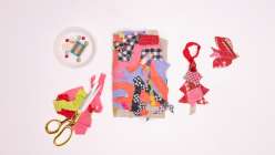 Fabric Scrap Ornaments