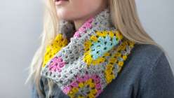 Crochet Hexi Cowl