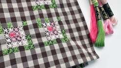 Crafting Together: Chicken Scratch Embroidered Bandana with Blair Stocker