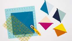 How to Batch Cut Half Square Triangles