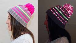 Knit a Reflective Hat