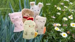 Hand Sew Farm Animal Finger Puppets