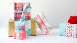 DIY Painted Gift Wrap