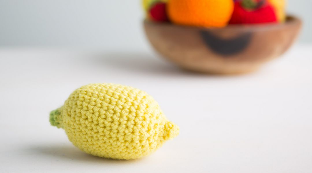 Crocheted Lemon