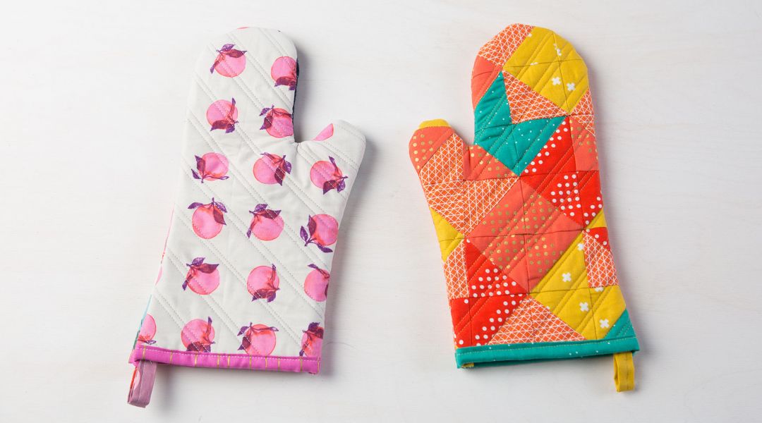 Quilt Block Oven Mitt