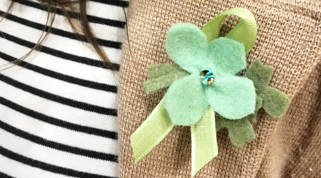 Four-Leaf Clover Boutonnieres: 3/13/18