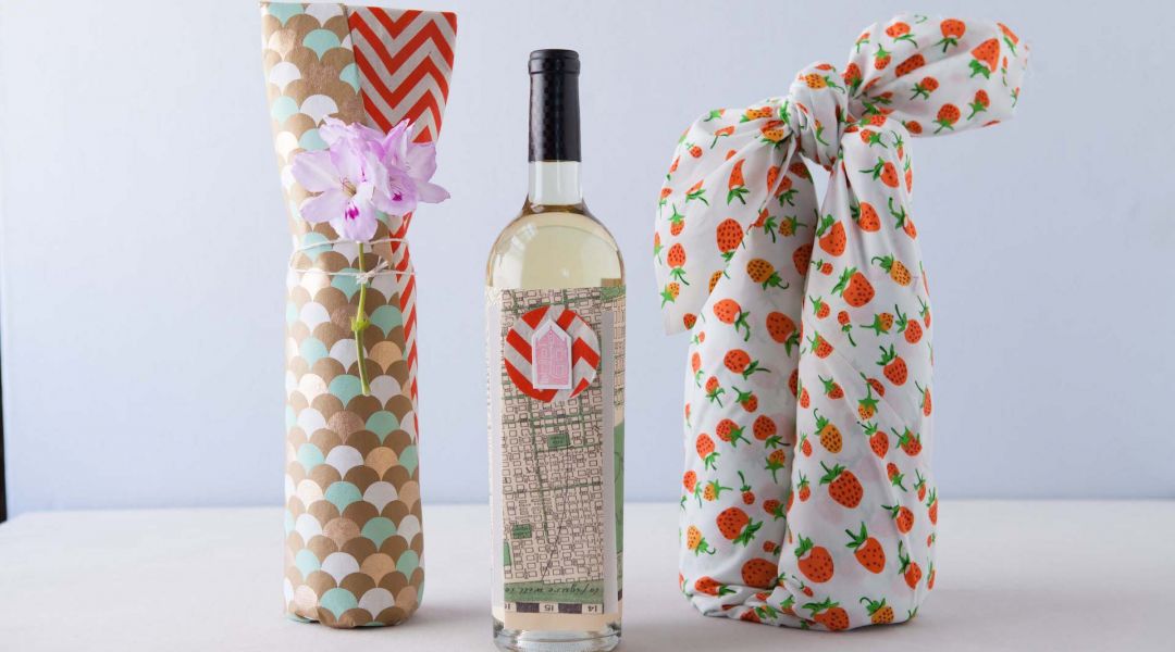 Creative Wine Wrapping