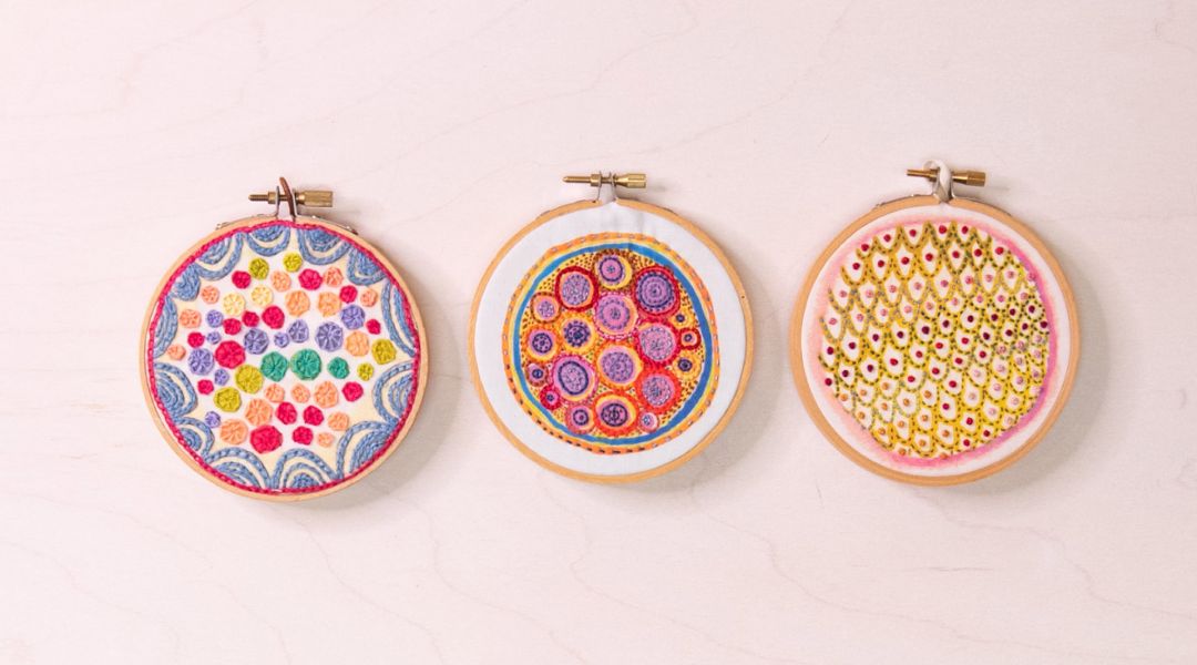 Finishing Embroidery Projects: Three Ways