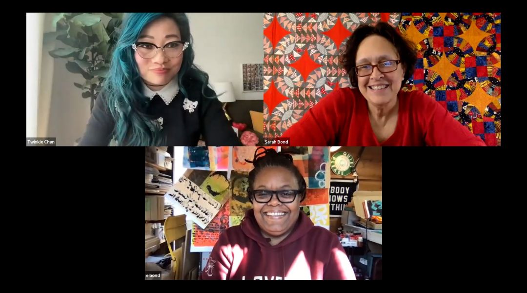 Crafting Together: A Live event with Sarah Bond, Twinkie Chan and e bond