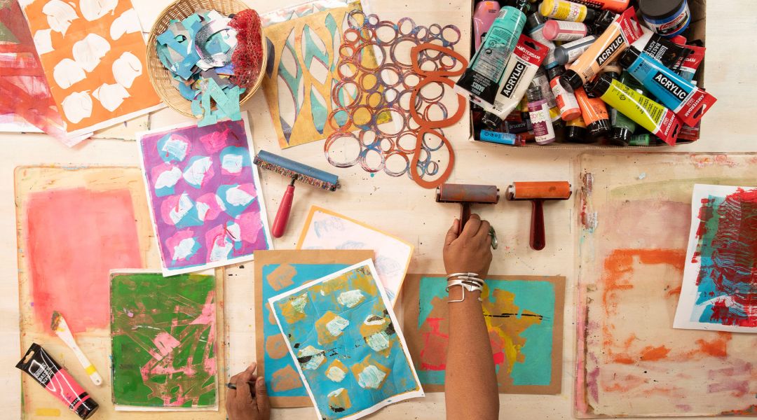 Creativebug Special Event: Three Hours of Gelli Plate Play with e bond