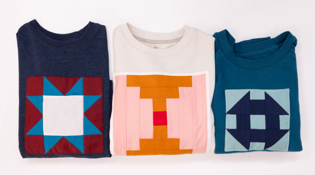 Make a Quilt Block Sweatshirt