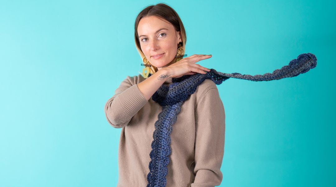 One Skein Crochet Scarf