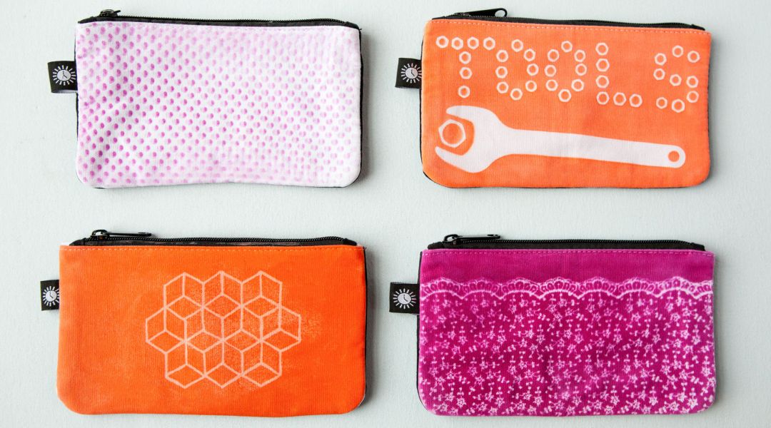 Lumi: Shadow Printed Pouch