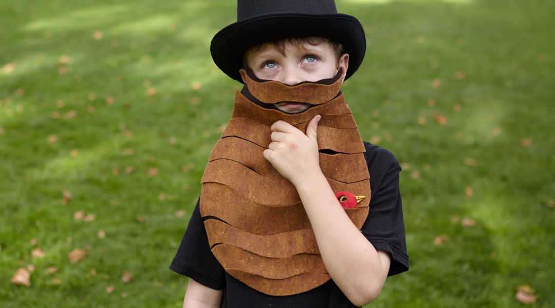 Last-Minute Halloween Costume: Whimsical Felt Beards