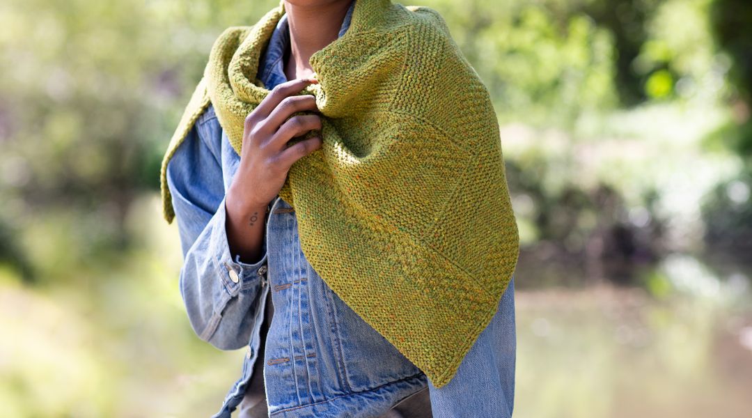 Knit a Log Cabin Shawl