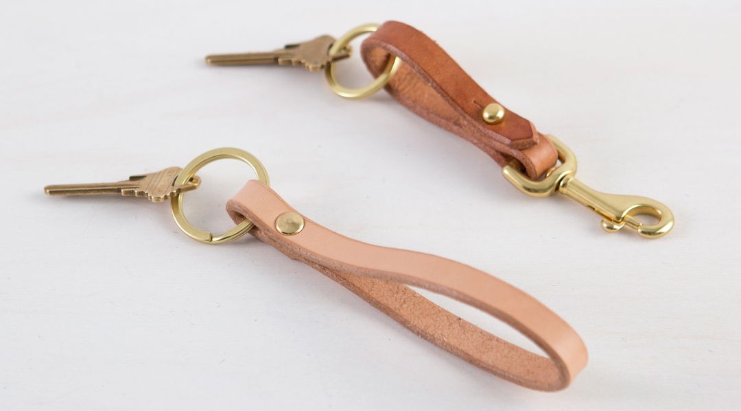 Make a Leather Key Fob or Wristlet Strap