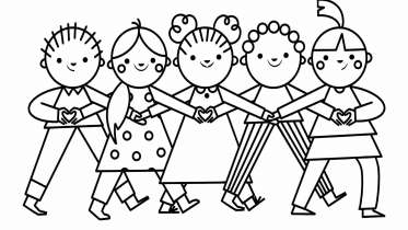 All Together Now Coloring Page