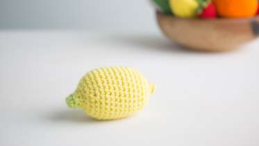 Crocheted Lemon