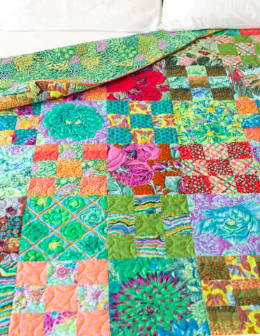 Rosy Quilt Top