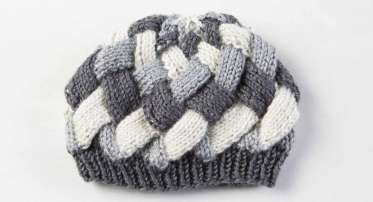 Entrelac Hat