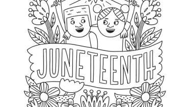 Celebrate Juneteenth Coloring Page