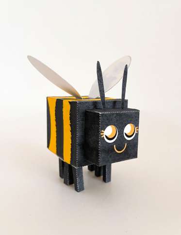 3D Paper Bee