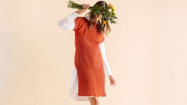 Crochet Best in Mesh Dress