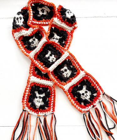 *old version* Skull Squared Scarf