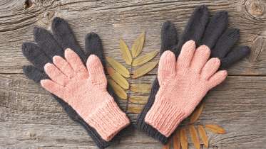 In The Woods Knit Family Gloves