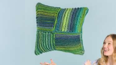 Add Some Wiggle To It Crochet Pillow