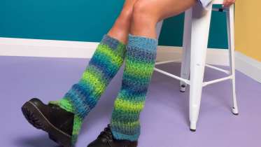 Crochet Flared Leg Warmers