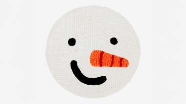 Punch Needle Snowman