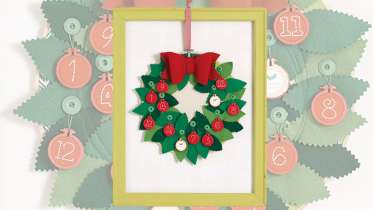 Sew the Circle of Joy Wreath
