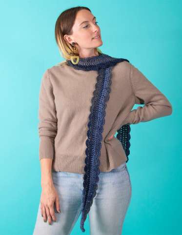 One Skein Crochet Scarf