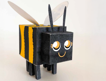 3D Paper Bee
