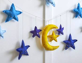 Ramadan Moon and Star Garland Sewing Pattern