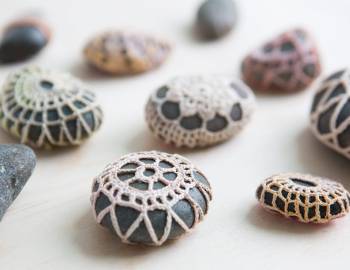 Crocheted Stones