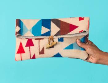 Sew a Pendleton Clutch