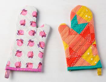 Quilt Block Oven Mitt