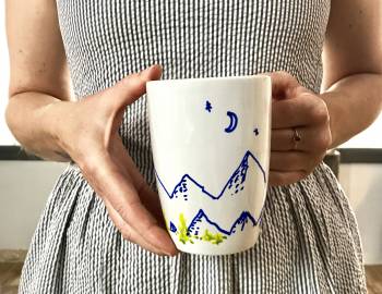 Paint Pen Mugs: 6/13/17