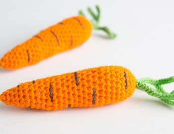 Crocheted Carrot