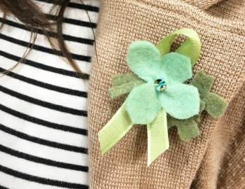 Four-Leaf Clover Boutonnieres: 3/13/18