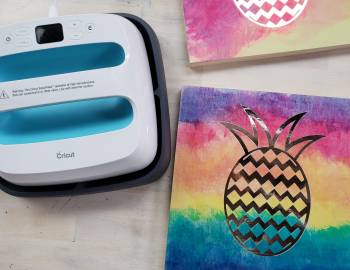 Cricut Easy Press - Pineapple Wall Art: 4/25/18