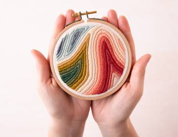 Marbled Embroidery