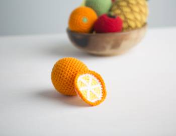 Eat Your Fruits & Veggies Crochet-Along: Orange and Slice