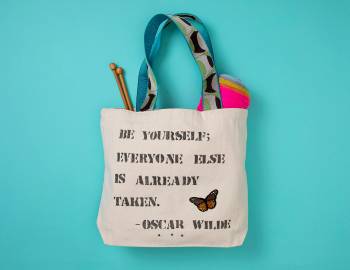 Stencil a Statement Tote