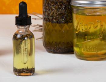 Make an Herbal Infused Body Oil